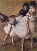 Edgar Degas Dance examination painting
